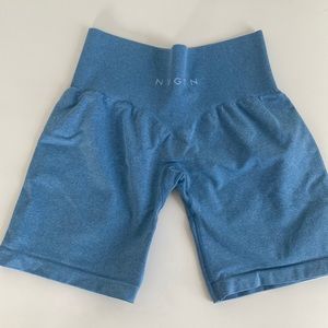 Blue NVGTN pro shorts